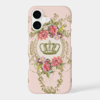 Corona y flores