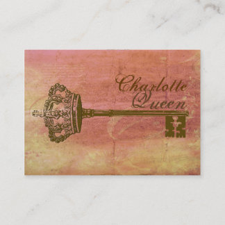 Corona y tarjetas de visita elegantes del estilo