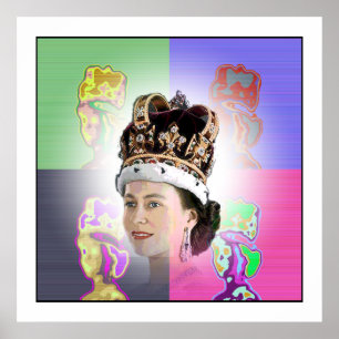 Coronación de arte pop para Isabel II