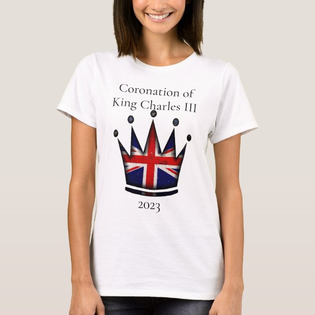 Coronación de la camiseta del rey Carlos III (Anverso)