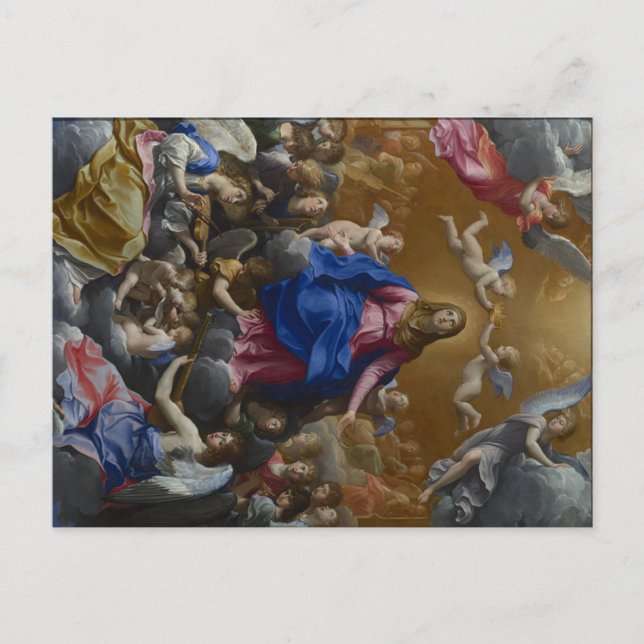 Coronación de la tarjeta postal de Mary (Anverso)