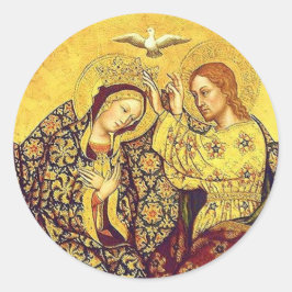 Coronación de los Pegatinas de la Santísima Virgen