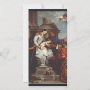 Coronación de Santa Rosalía por Anthony van Dyck