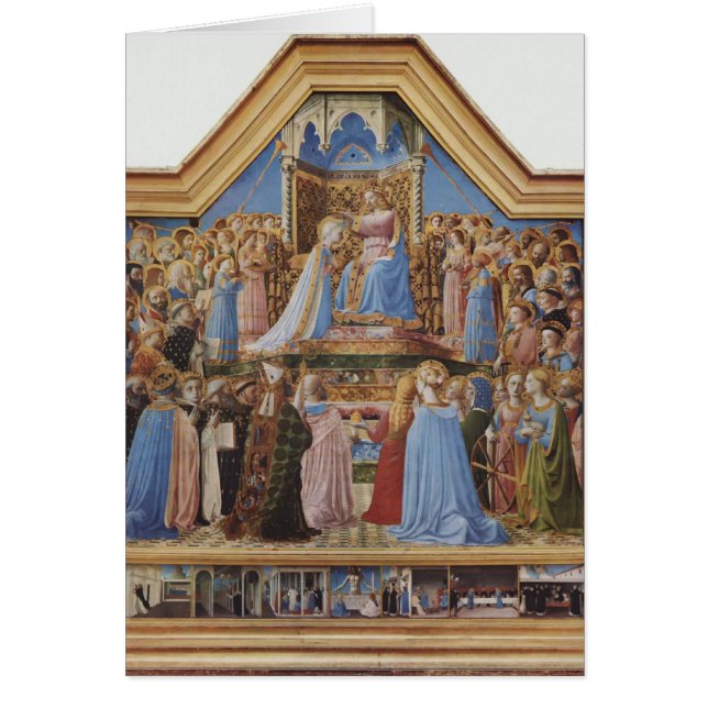 Coronación del Fra Angelico- de la Virgen (Frente)
