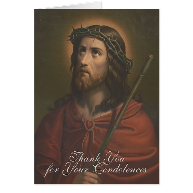 Coronado Jesús Compasión Funeral La Condolencia te (Frente)