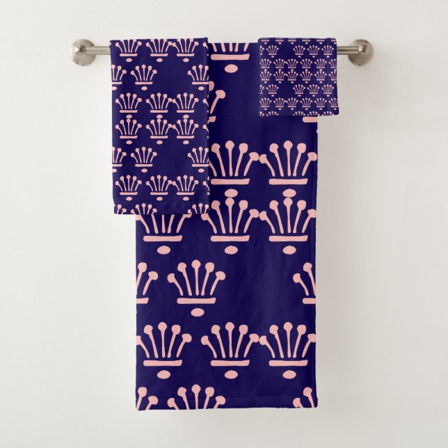 Coronas rosadas azul oscuro     (In situ)