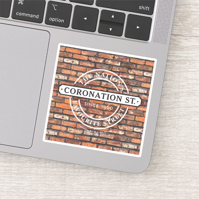 Coronation Street - Pegatina de logotipos (Detalle)