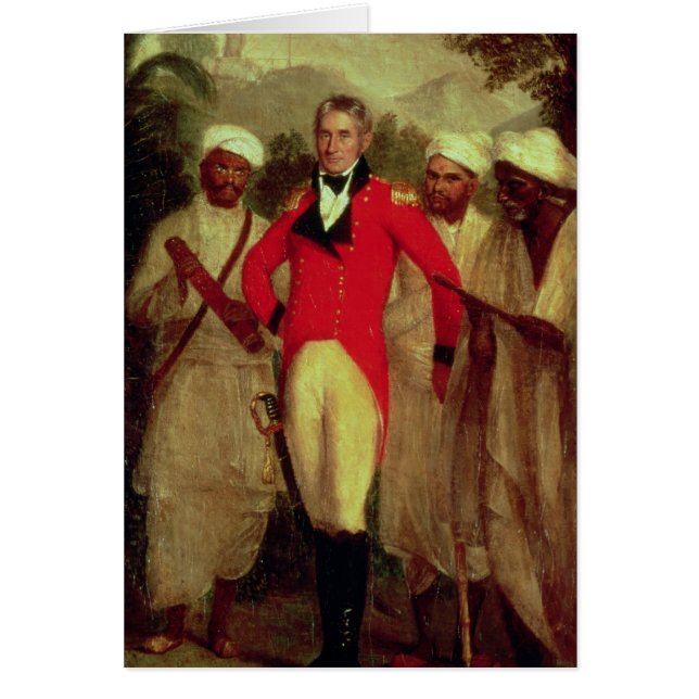 Coronel Colin Mackenzie y sus pandits indios (Frente)