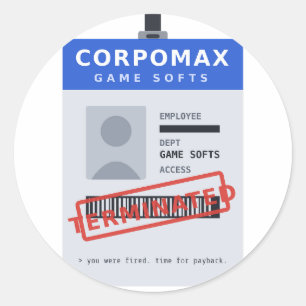 CorpoMax Game Softs - Calcomanía terminada