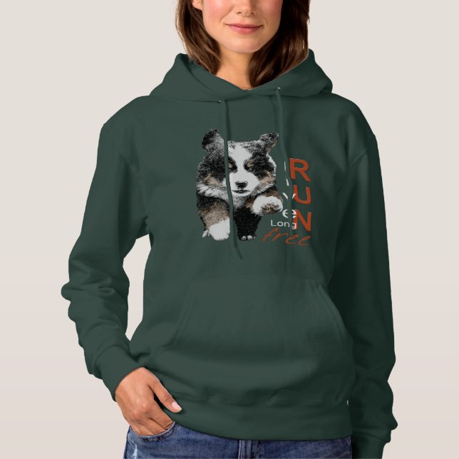 Corre Berner Free Puppy sudadera de capucha (Anverso)