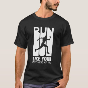 Corre como tu teléfono 1% Camisa jogging Cross Co
