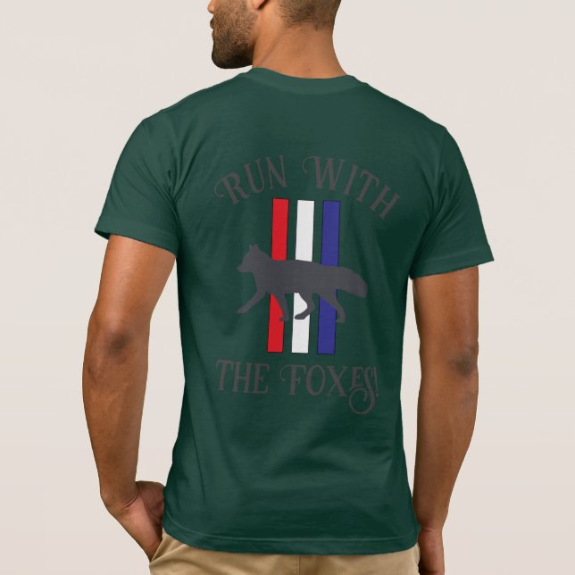 Corre con la camiseta de Foxes (Reverso)