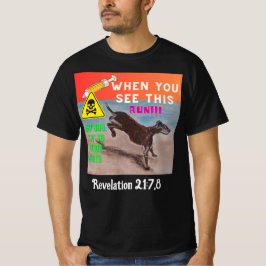 Corre. Escritura Camiseta