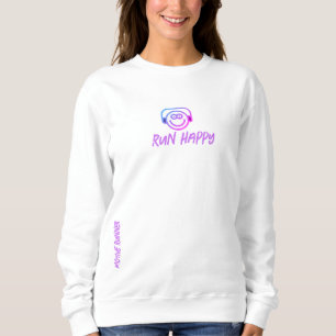 Corre feliz sudadera femenina