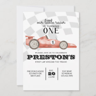 Corre hacia aquí, Invitación de cumpleaños de carr
