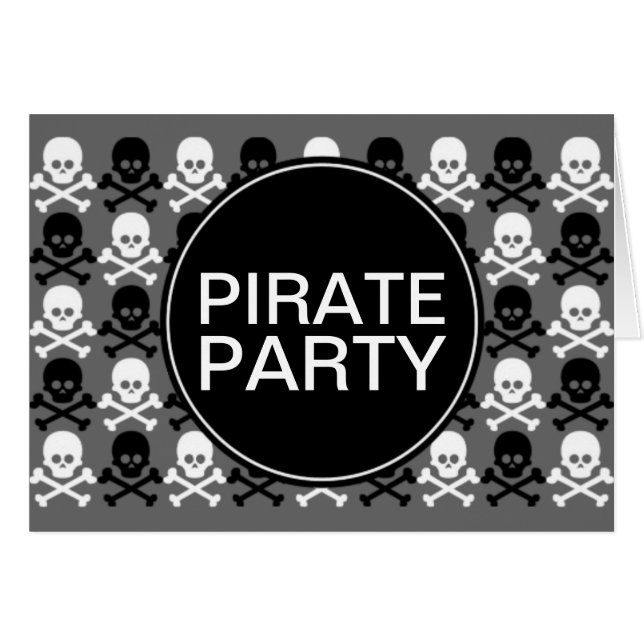 correa de cráneo de fiesta pirata (Anverso (Horizontal))