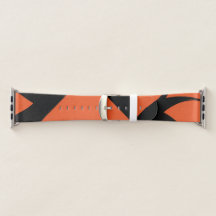Arte contemporáneo negro y naranja