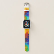 Correa de Apple Watch Tie Dye Arcoíris Pride