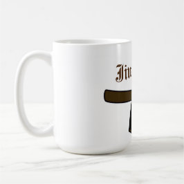 Correa parda Jiu-Jitsu taza de café