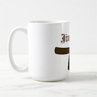 Correa parda Jiu-Jitsu taza de café