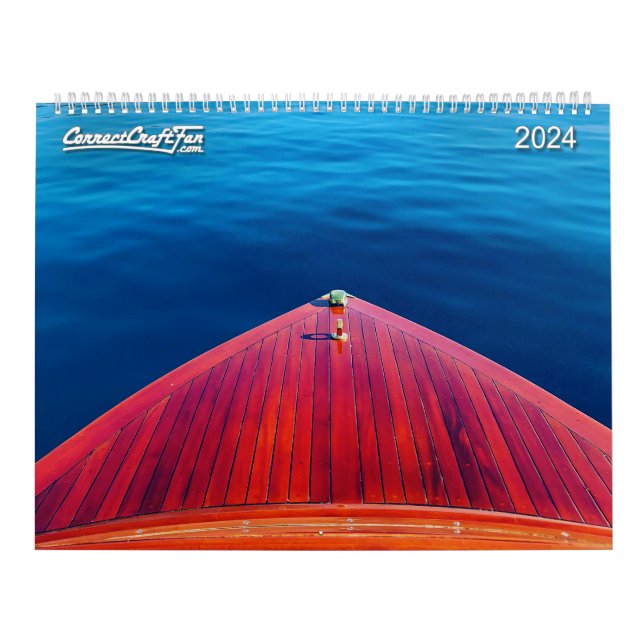 CorrectCraftFan.com Calendario Anual 2024 (Tapa)