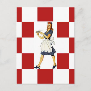 Correctores retro de postales Cuadrados Diner Tile