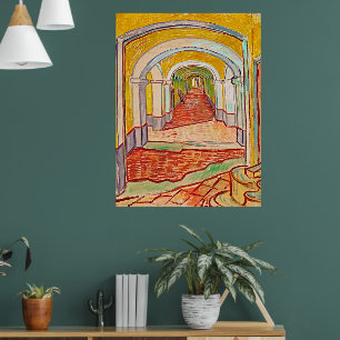 Corredor de Vincent van Gogh en el Asilo Arte Fino