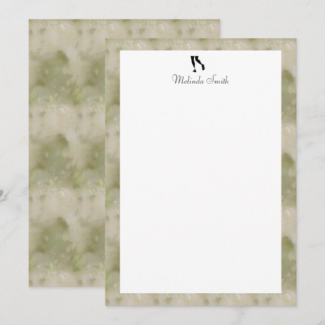 Corredor. Tarjeta de presentación/invitación perso (Anverso / Reverso)