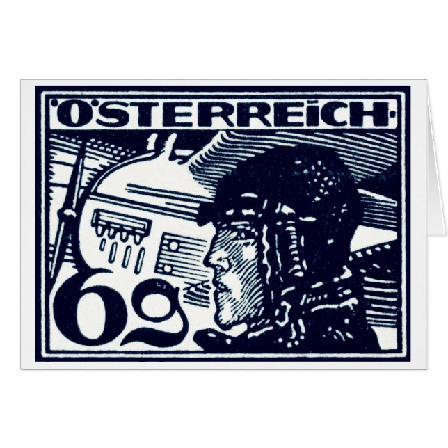 Correo aéreo austriaco de 1925 (Anverso (Horizontal))
