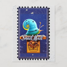 Correo de correo, postal para el travesía postal