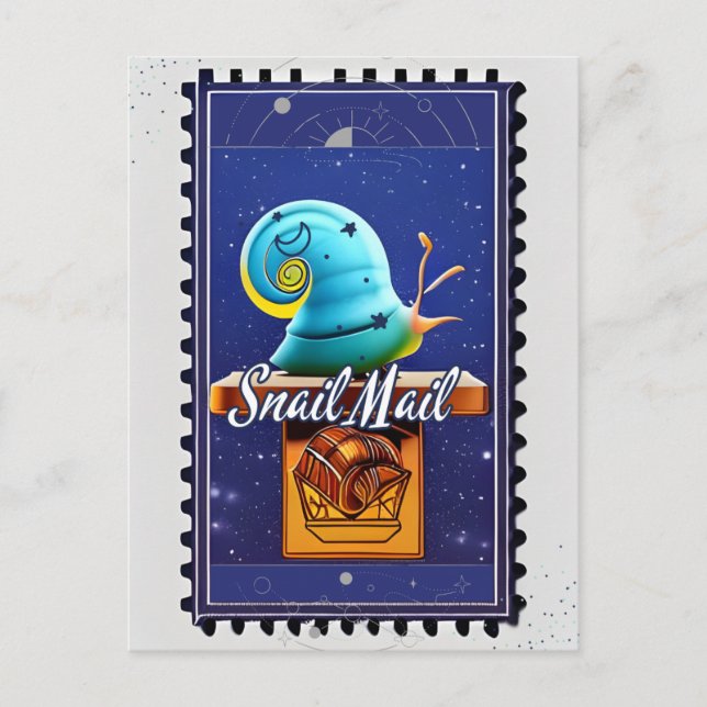 Correo de correo, postal para el travesía postal