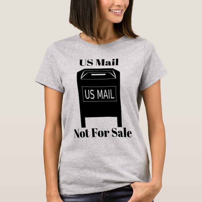 Correo de EE. UU. no en venta camiseta (Anverso)