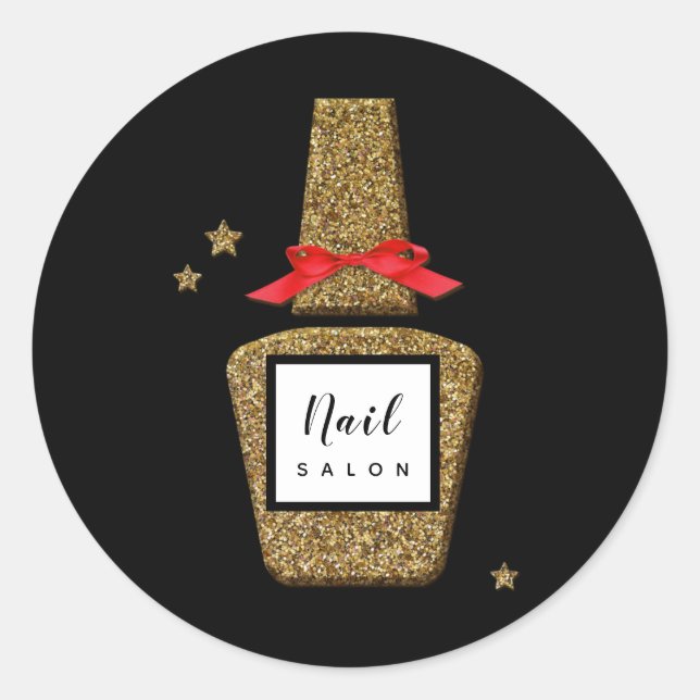 ¡CORREO DE NAIL! Pegatina elegante envuelto de est (Anverso)