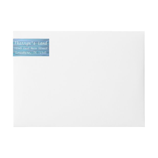 Correo turquesa | Cepillo de agua azul Verde azula (Anverso)