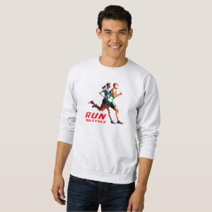 Correr Juntos   Sudadera de Hombre