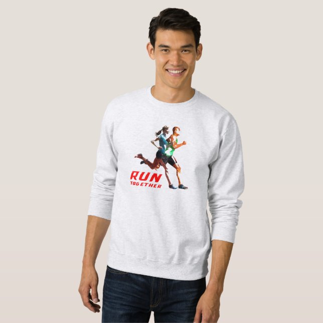 Correr Juntos | Sudadera de Hombre (Anverso completo)