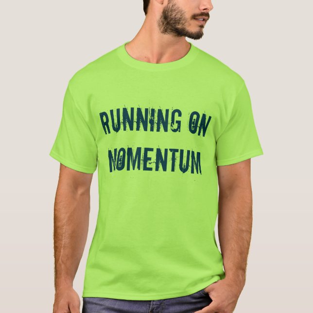"Corriendo en camiseta del ímpetu" (Anverso)