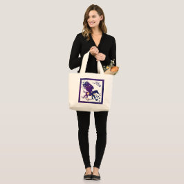 Corriendo Pegasus Con Mariposas... Bolsa de Tote G