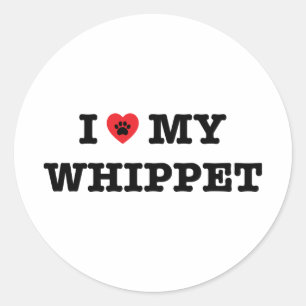 Corro a mis Pegatinas Whippet