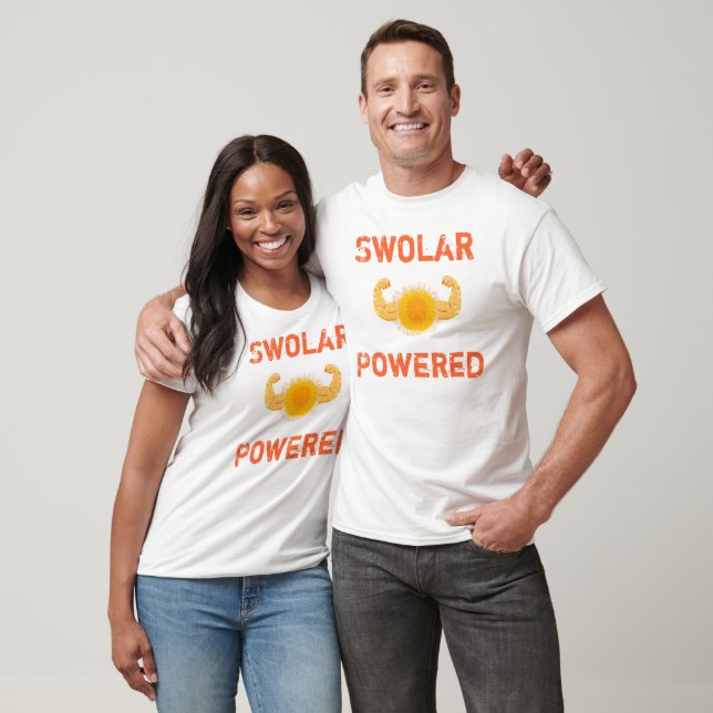 Corro con camiseta de energía solar (Unisexo)