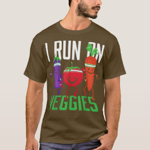 Corro Con Vegetans Vegetarianos Camiseta Vegetaria