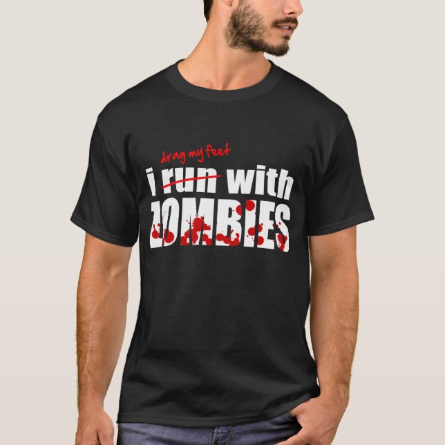 Corro con ZOMBIES - camiseta (Anverso)