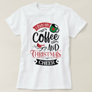 Corro En Café Y Navidades Saludan A Las Camisetas