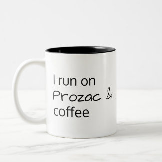 Corro en la taza de café del Prozac