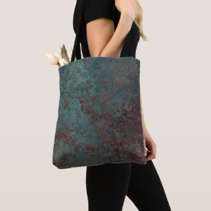 Corrosión "Cobre" imprimir todo sobre la bolsa de 