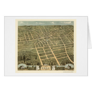 Corry, mapa panorámico del PA - 1870