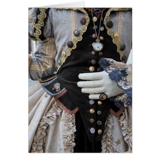 Corsé steampunk, Carnaval, Venecia (Frente)