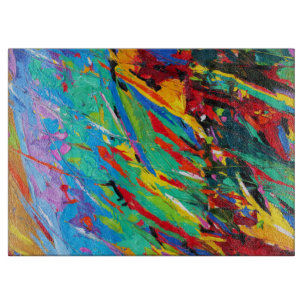 Cortar Abstracto de la tabla de corte de bandeja de pintu