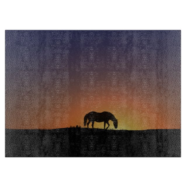 Cortar Bonita tabla de corte de caballos (Anverso)