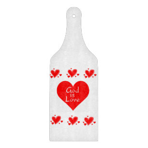 Cortar El día de San Valentín de la tabla de corte de vid